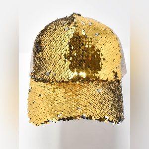 Sparkling Gold Sequin Women's Hat